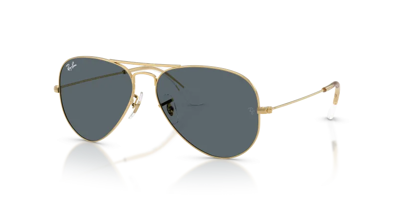 แว่นกันแดด Rayban Aviator RB3025-9219R5 Arista Blue แว่นกันแดด Rayban RB3025-9219R5 มุมเฉียง สี Arista สำหรับทุกเพศ