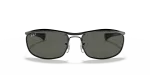 แว่นกันแดด Rayban Olympian I Deluxe RB3119M-002/58 Black G-15 Green Polarized Rayban RB3119M 002/58 ด้านหน้า