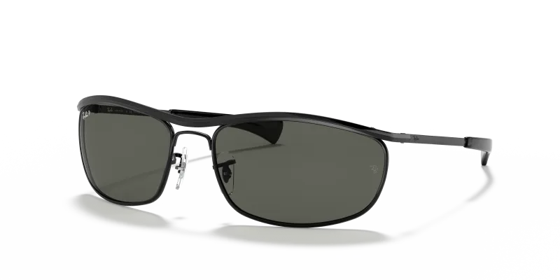 แว่นกันแดด Rayban Olympian I Deluxe RB3119M-002/58 Black G-15 Green Polarized Rayban RB3119M 002/58 แว่นกันแดดดำ-เขียว G-15 โพลาไรซ์ สำหรับทุกเพศ
