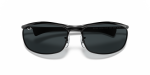 แว่นกันแดด Rayban Olympian I Deluxe RB3119M-002/R5 Black Blue Rayban RB3119M 002/R5 close-up ด้านหน้า