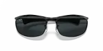 แว่นกันแดด Rayban Olympian I Deluxe RB3119M-002/R5 Black Blue Rayban RB3119M 002/R5 close-up ด้านหน้า