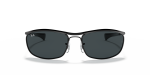 แว่นกันแดด Rayban Olympian I Deluxe RB3119M-002/R5 Black Blue Rayban RB3119M 002/R5 ด้านหน้า