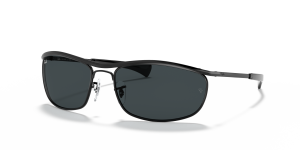 Rayban RB3119M 002/R5 แว่นกันแดดสีดำ เลนส์น้ำเงิน ยูนิเซ็กซ์