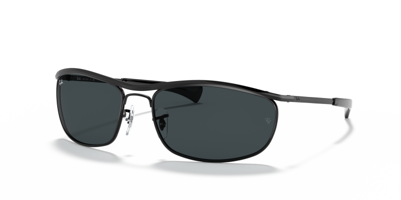 แว่นกันแดด Rayban Olympian I Deluxe RB3119M-002/R5 Black Blue Rayban RB3119M 002/R5 แว่นกันแดดสีดำ เลนส์น้ำเงิน ยูนิเซ็กซ์