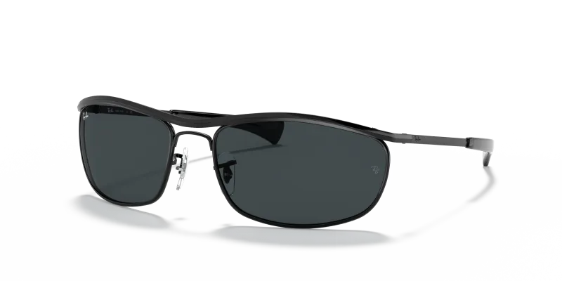 แว่นกันแดด Rayban Olympian I Deluxe RB3119M-002/R5 Black Blue Rayban RB3119M 002/R5 แว่นกันแดดสีดำ เลนส์น้ำเงิน ยูนิเซ็กซ์