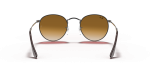 แว่นกันแดด Rayban Round Metal RB3447N-004/51 Gunmetal Light Brown Gradient Rayban RB3447N 004/51 ขาแว่นด้านใน