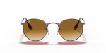 แว่นกันแดด Rayban Round Metal RB3447N-004/51 Gunmetal Light Brown Gradient Rayban RB3447N 004/51 ด้านหน้า