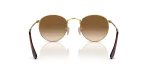 แว่นกันแดด Rayban Round Metal RB3447-001/51 Gold Brown Gradient Rayban RB3447 001/51 ขาแว่นด้านใน