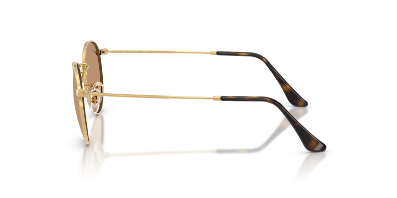 แว่นกันแดด Rayban RB3447-001/53 มุมข้าง ขาแว่นสี Arista