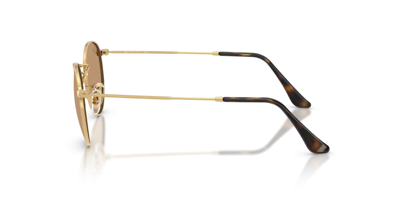 แว่นกันแดด Rayban RB3447-001/53 มุมข้าง ขาแว่นสี Arista
