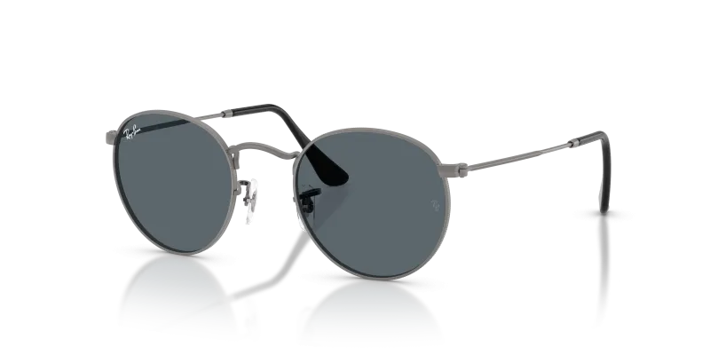 แว่นกันแดด Rayban RB3447-029/R5 มุมเฉียง สีกันเมทัล สำหรับผู้ชาย