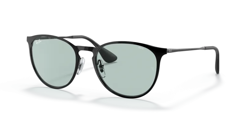 Rayban RB3539 002/Q5 แว่นกันแดดสีดำ เลนส์ปรับแสงอัตโนมัติน้ำเงินเขียว ผู้หญิง