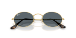 แว่นกันแดด Rayban Oval RB3547N-001/R5 Arista Blue Rayban RB3547N 001/R5 close-up ด้านหน้า