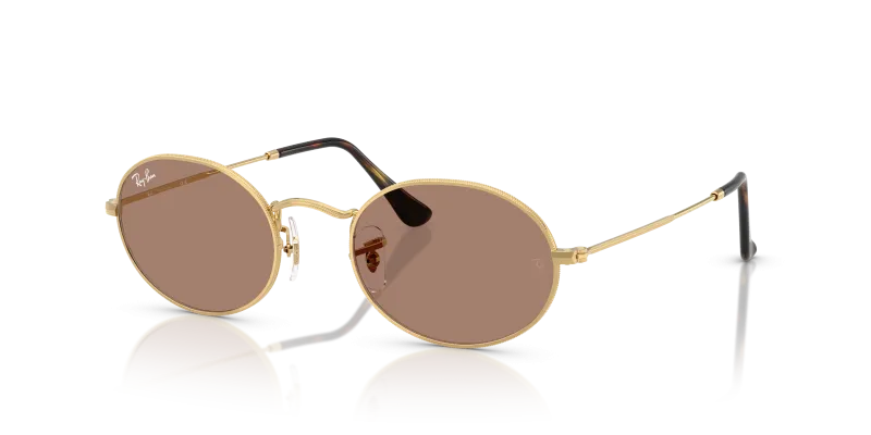 Rayban RB3547 001/1A แว่นกันแดดทรงวงรีสีอะริสต้า ทั้งสองเพศ