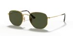 Rayban RB3548N 001/58 แว่นกันแดดโพลาไรซ์ทรงเรขาคณิต ทั้งสองเพศ