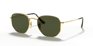 Rayban RB3548N 001/58 แว่นกันแดดโพลาไรซ์ทรงเรขาคณิต ทั้งสองเพศ