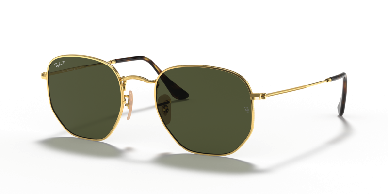 Rayban RB3548N 001/58 แว่นกันแดดโพลาไรซ์ทรงเรขาคณิต ทั้งสองเพศ