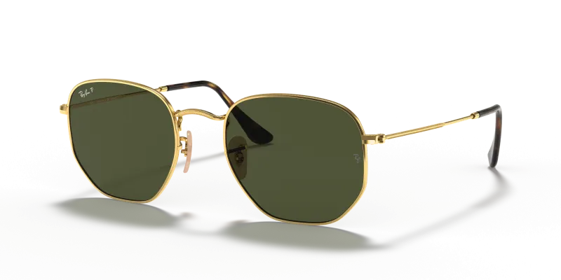 Rayban RB3548N 001/58 แว่นกันแดดโพลาไรซ์ทรงเรขาคณิต ทั้งสองเพศ