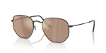 แว่นกันแดด Rayban Hexagonal RB3548N-002/93 Black Brown Mirror Rayban Hexagonal RB3548N 002/93 แว่นกันแดดกรอบเหล็กดำเลนส์ปรอทน้ำตาล ทั้งชายและหญิง