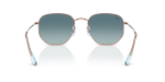 แว่นกันแดด Rayban Hexagonal RB3548N-90353M Copper Blue Gradient แว่นกันแดด Rayban RB3548N-90353M ขาแว่นด้านใน