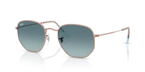 แว่นกันแดด Rayban RB3548N-90353M มุมเฉียง สีทองแดง สำหรับทุกเพศ