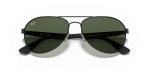 แว่นกันแดด Rayban RB3549-006/71 Matte Black Dark Green Rayban RB3549-006/71 close-up ด้านหน้า