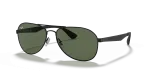 Rayban RB3549-006/71 แว่นกันแดดทรงนักบินกรอบดำด้านเลนส์เขียวเข้ม ทุกเพศ
