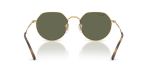 แว่นกันแดด Rayban Jack RB3565-001/58 Arista Polarized Green แว่นกันแดด Rayban RB3565-001/58 ขาแว่นด้านใน
