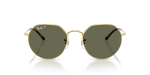 แว่นกันแดด Rayban Jack RB3565-001/58 Arista Polarized Green แว่นกันแดด Rayban RB3565-001/58 ด้านหน้า