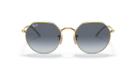 แว่นกันแดด Rayban Jack RB3565-001/86 Arista Blue Gradient Grey Rayban RB3565 001/86 ด้านหน้า