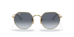 แว่นกันแดด Rayban Jack RB3565-001/86 Arista Blue Gradient Grey Rayban RB3565 001/86 ด้านหน้า