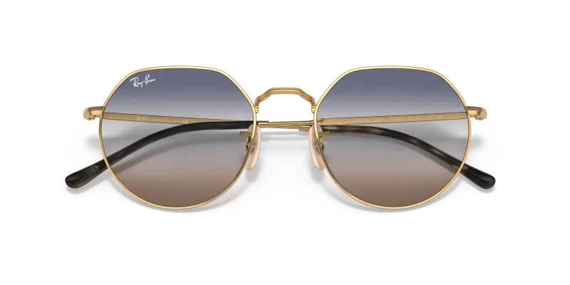 Rayban Jack RB3565 001/GD close-up ด้านหน้า