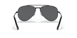 แว่นกันแดด Rayban New Aviator RB3625-002/B1 Black Dark Grey Rayban RB3625 002/B1 ขาแว่นด้านใน