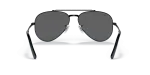 แว่นกันแดด Rayban New Aviator RB3625-002/B1 Black Dark Grey Rayban RB3625 002/B1 ขาแว่นด้านใน