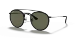 แว่นกันแดด Rayban RB3647N-002/58 Black G-15 Green Rayban RB3647N 002/58 แว่นกันแดดโพลาไรซ์ทรงกลม ทั้งสองเพศ