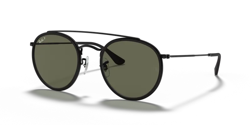 แว่นกันแดด Rayban RB3647N-002/58 Black G-15 Green Rayban RB3647N 002/58 แว่นกันแดดโพลาไรซ์ทรงกลม ทั้งสองเพศ
