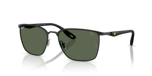 แว่นกันแดด Rayban RB3673M-F11771 มุมเฉียง สีดำ สำหรับทุกเพศ