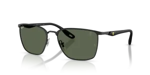 แว่นกันแดด Rayban RB3673M-F11771 มุมเฉียง สีดำ สำหรับทุกเพศ