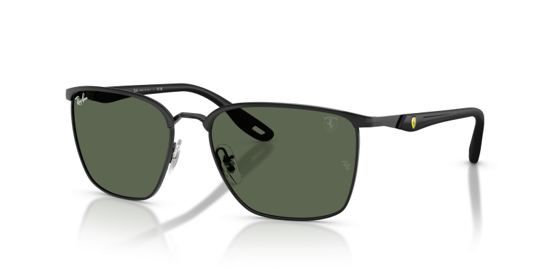 แว่นกันแดด Rayban RB3673M-F11771 มุมเฉียง สีดำ สำหรับทุกเพศ
