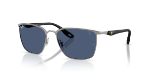 แว่นกันแดด Rayban RB3673M-F12480 มุมเฉียง สีเงิน สำหรับทุกเพศ