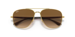 แว่นกันแดด Rayban RB3683-001/51 Arista Clear Gradient Brown Rayban RB3683 001/51 close-up ด้านหน้า