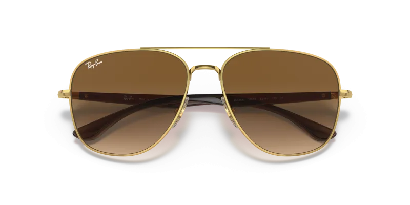 Rayban RB3683 001/51 close-up ด้านหน้า