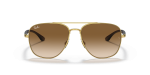แว่นกันแดด Rayban RB3683-001/51 Arista Clear Gradient Brown Rayban RB3683 001/51 ด้านหน้า