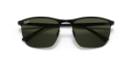 แว่นกันแดด Rayban RB3686-186/31 Black Green Rayban RB3686-186/31 186/31 close-up ด้านหน้า