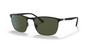 Rayban RB3686-186/31 186/31 แว่นกันแดดสีดำเลนส์เขียว สำหรับทุกเพศ
