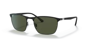 Rayban RB3686-186/31 186/31 แว่นกันแดดสีดำเลนส์เขียว สำหรับทุกเพศ