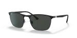 Rayban RB3686-186/K8 แว่นกันแดดสีดำด้าน เลนส์เทาเข้มโพลาไรซ์+ ทรงสี่เหลี่ยมจัตุรัส ทุกเพศ