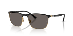 Rayban RB3686 187/B1 แว่นกันแดดสีดำตัด Arista เลนส์เทาเข้ม ทุกเพศ