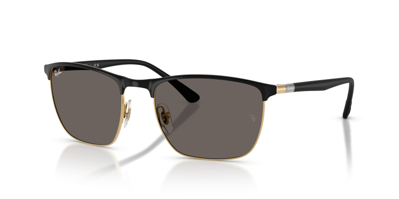 แว่นกันแดด Rayban RB3686-187/B1 Black On Arista Dark Grey Rayban RB3686 187/B1 แว่นกันแดดสีดำตัด Arista เลนส์เทาเข้ม ทุกเพศ