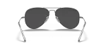 แว่นกันแดด Rayban Aviator Metal II RB3689-004/48 Gunmetal Black Polarized Rayban Aviator Metal II RB3689-004/48 004/48 ขาแว่นด้านใน